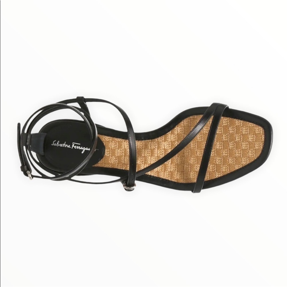 NIB Salvatore Ferragamo Egadi 30 Leather Sandal - Picture 6 of 9